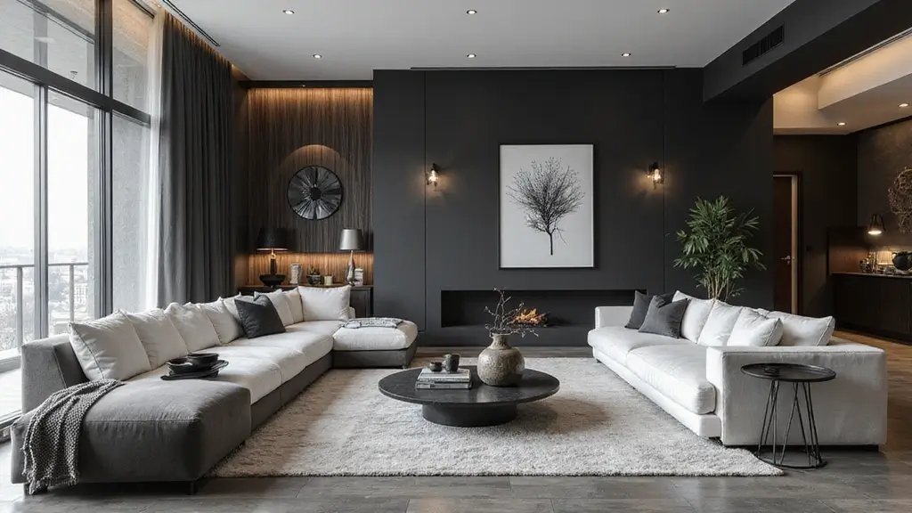 45 Modern Black and White Living Room Design Ideas That Will Leave You in Awe!