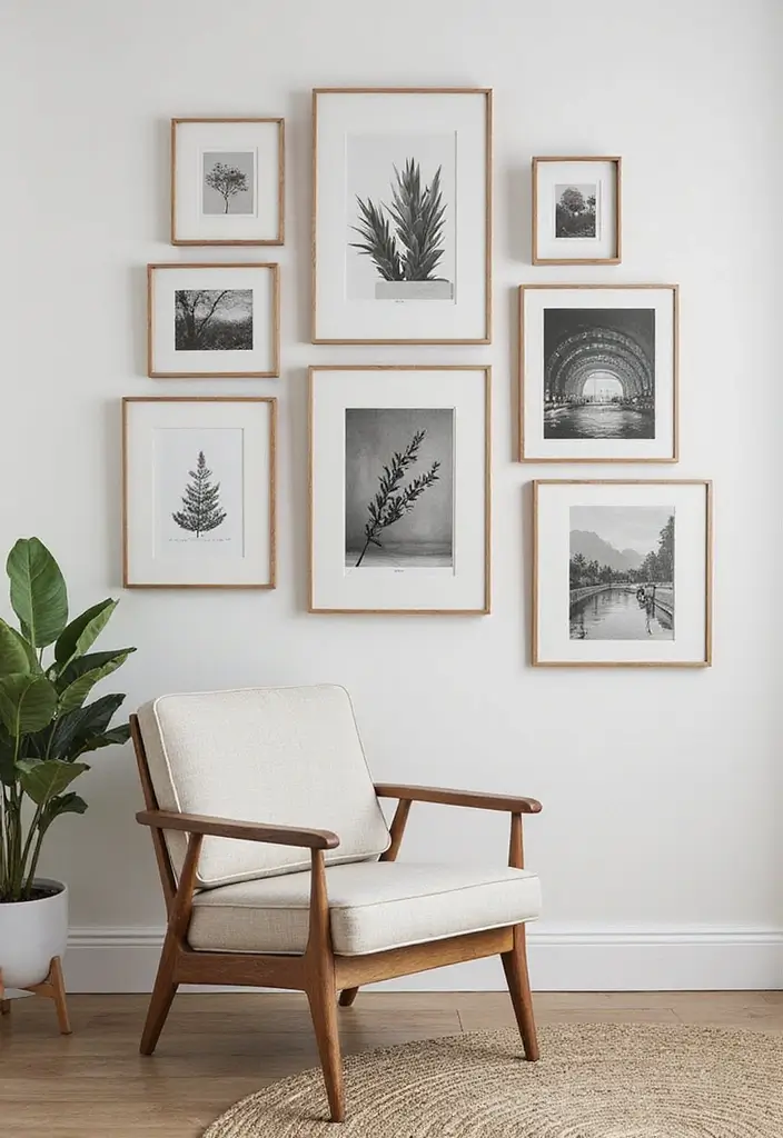 40 Trendy Apartment Decorating Ideas That Are Perfect for Modern Living - 19. Create a Gallery Wall