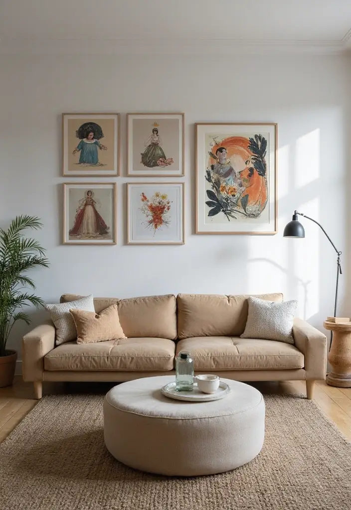 40 Trendy Apartment Decorating Ideas That Are Perfect for Modern Living - 32. Reflect Your Style with Personal Artwork
