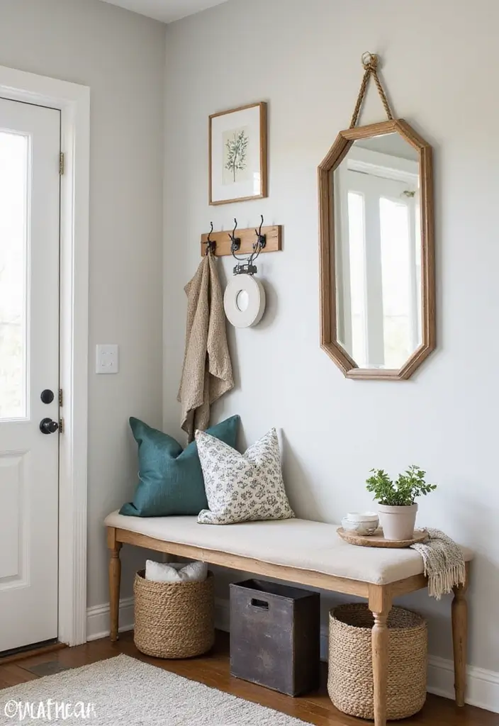 40 Trendy Apartment Decorating Ideas That Are Perfect for Modern Living - 35. Create a Functional Entryway