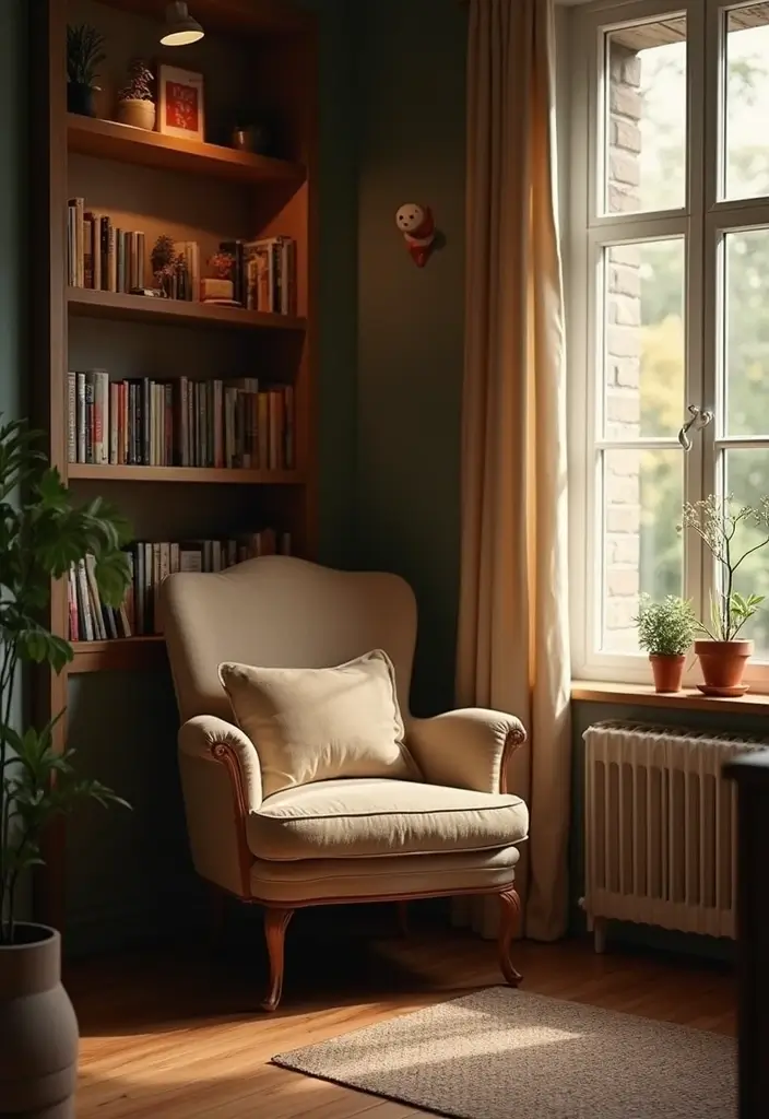 40 Trendy Apartment Decorating Ideas That Are Perfect for Modern Living - 8. Create a Cozy Reading Nook