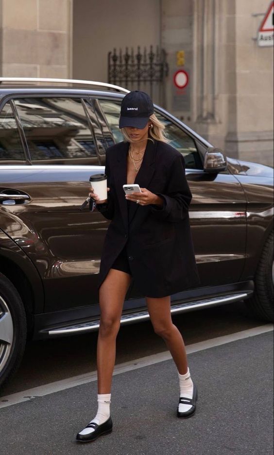 20 Loafer Outfits That Are Perfect for Autumn (You Won't Believe How Chic #12 Looks!) - High Fashion: Color Block Sweater and Trousers 1