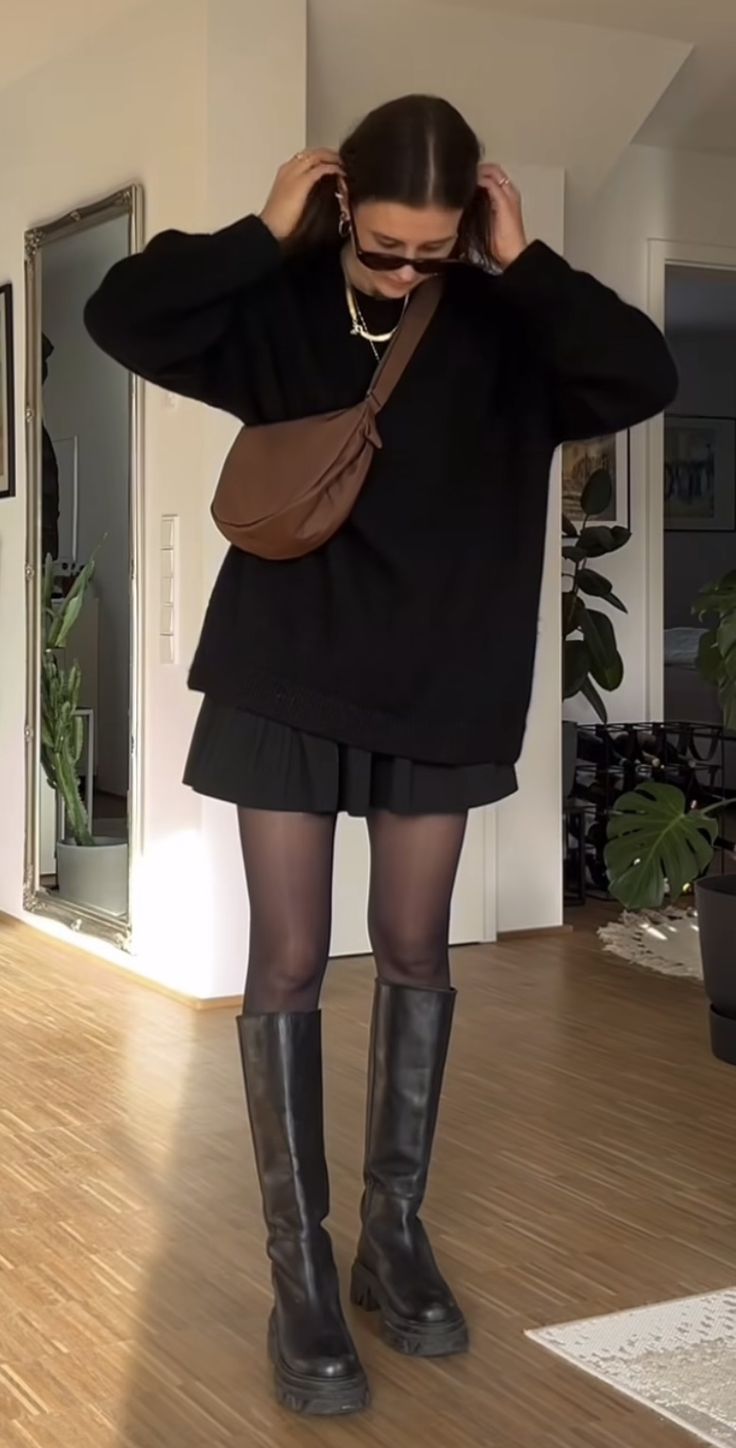 20 Stunning Fall Outfits with Boots (Layering Tips Included!) - Feminine Touches with Lace 1
