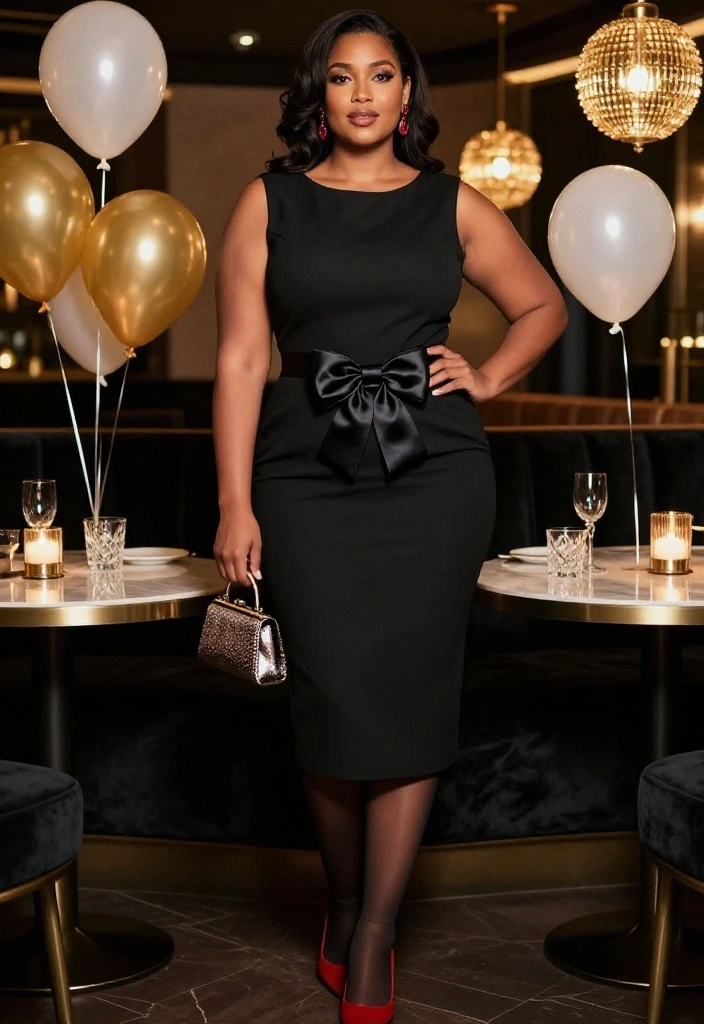 20 Bow-Detail Party Outfits That'll Make Every Festive Look Feel Extra Flirty - 8. The Little Black Bow Dress 1