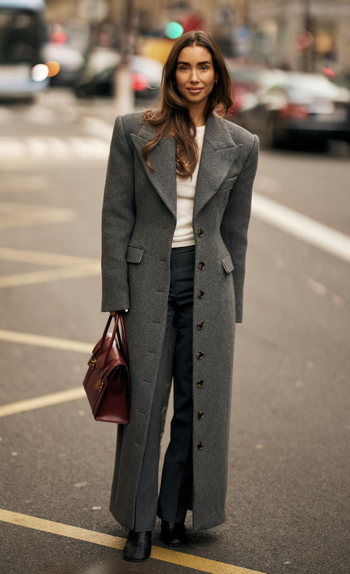20 Designer Coats That Will Make Your Winter Wardrobe Look Instantly More Luxurious - 9. City Charcoal With Strong Shoulders 1