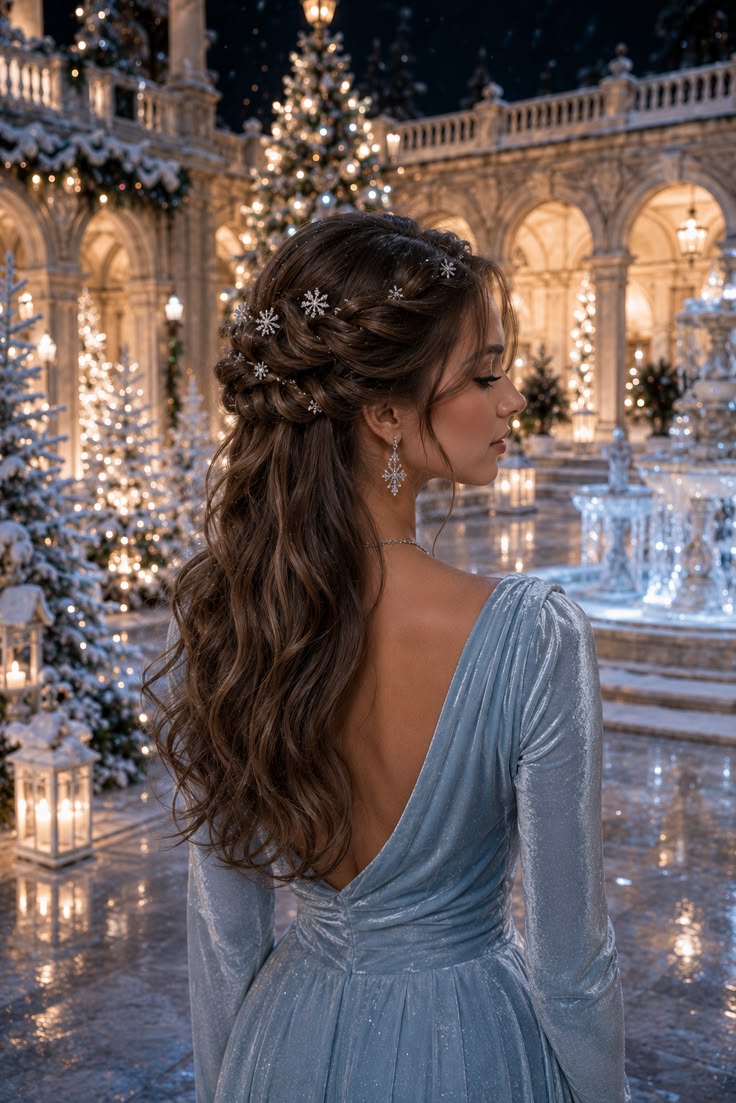 Christmas Hairstyles: 20 Easy Festive Updos and Waves - 19. Loose Knotted Party Updo 1